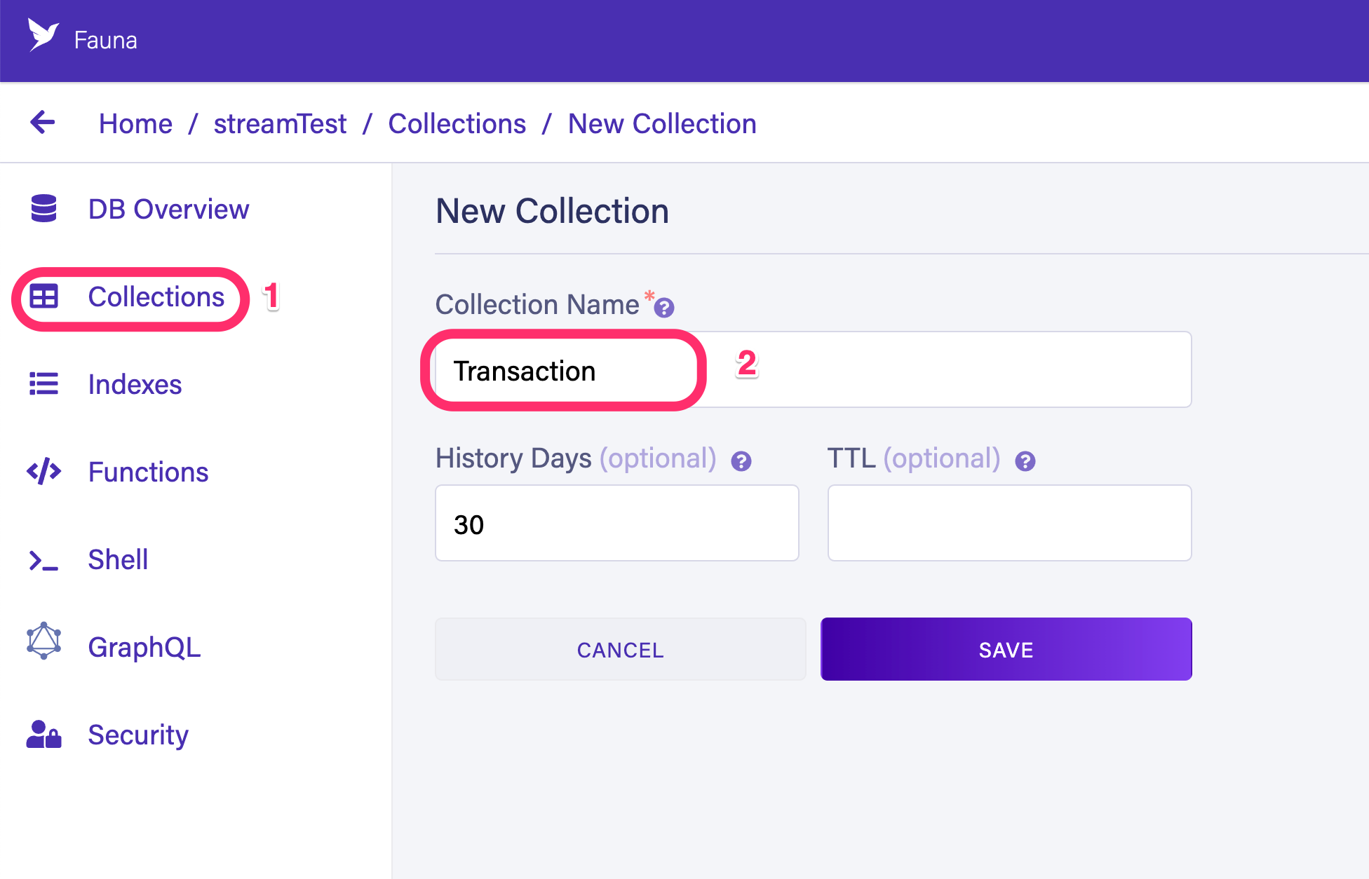 Collections: Collection Name