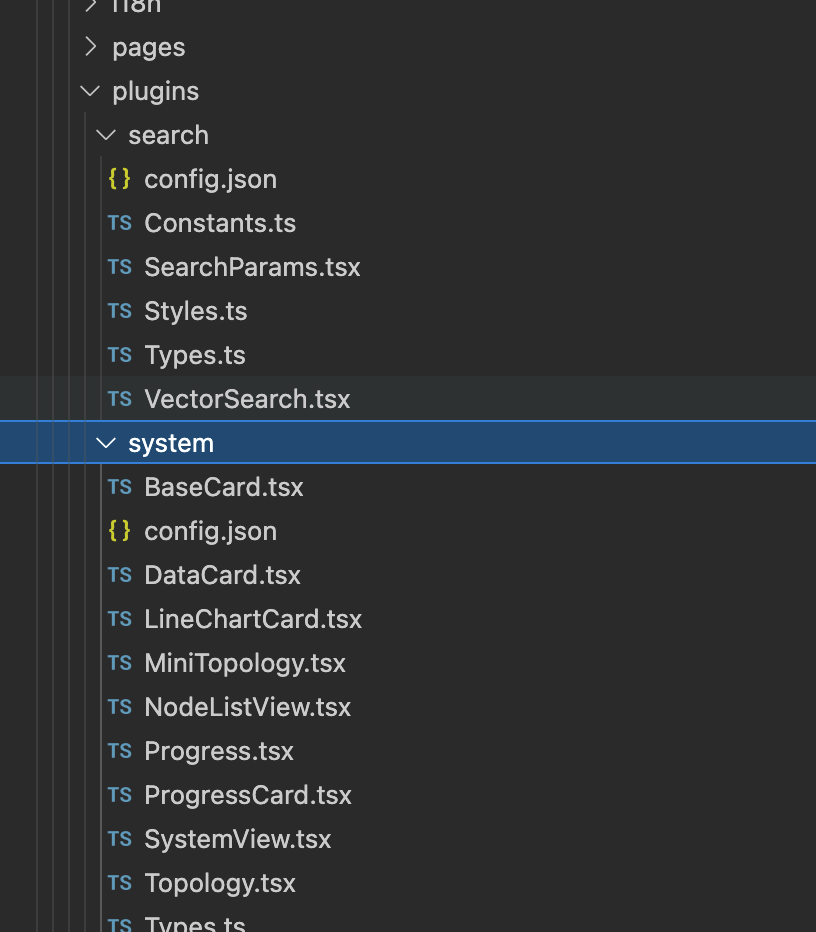 Vector Search and System View pages are plugins of Attu.