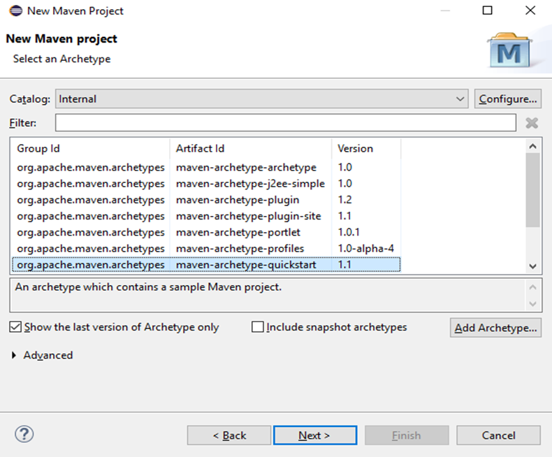 Quick start Maven Archetype