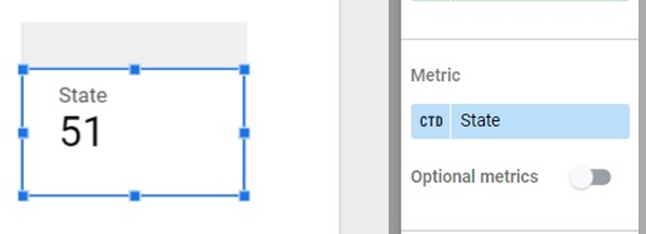 Changing the "State" metric