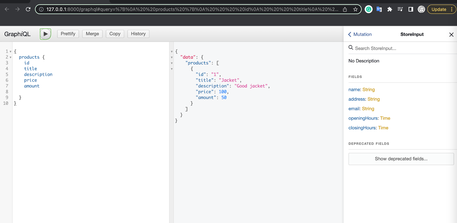 testing in browser