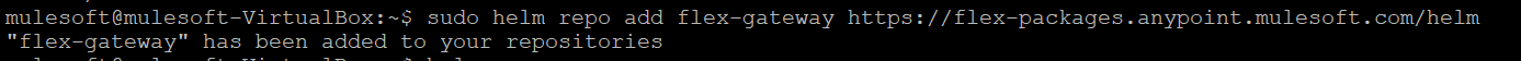 flex-gateway has been added to your repositories