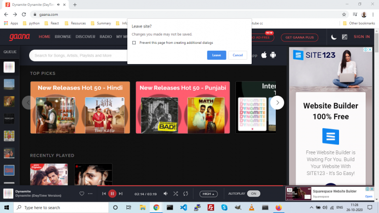 India-based music streaming website