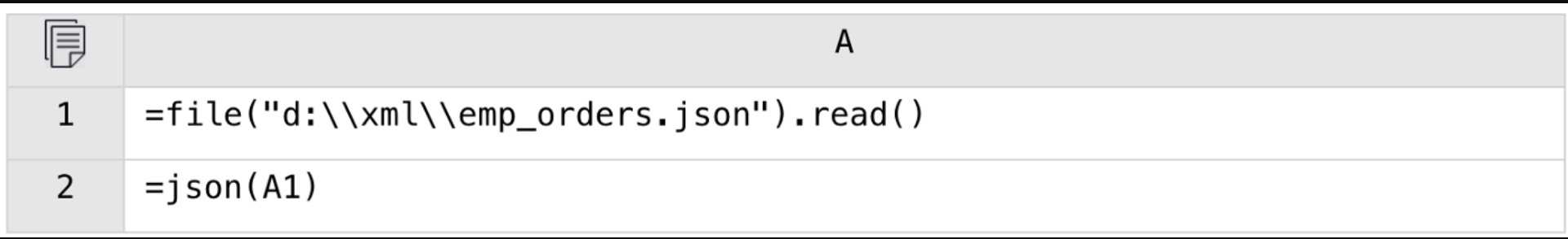Ex: how to read the hierarchical JSON string from a file and parse it