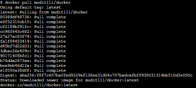 docker command