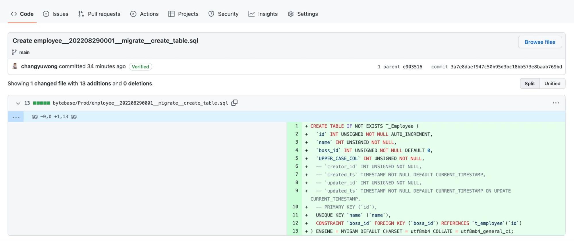 A SQL change rollout tool for Database CI/CD should have the ability to integrate with VCS. 