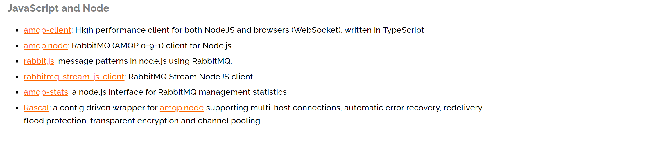  RabbitMQ features that you can comfortably run with Node.js