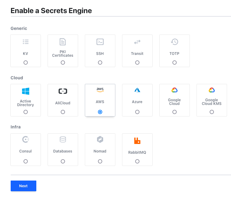 Enable a Secrets Engine