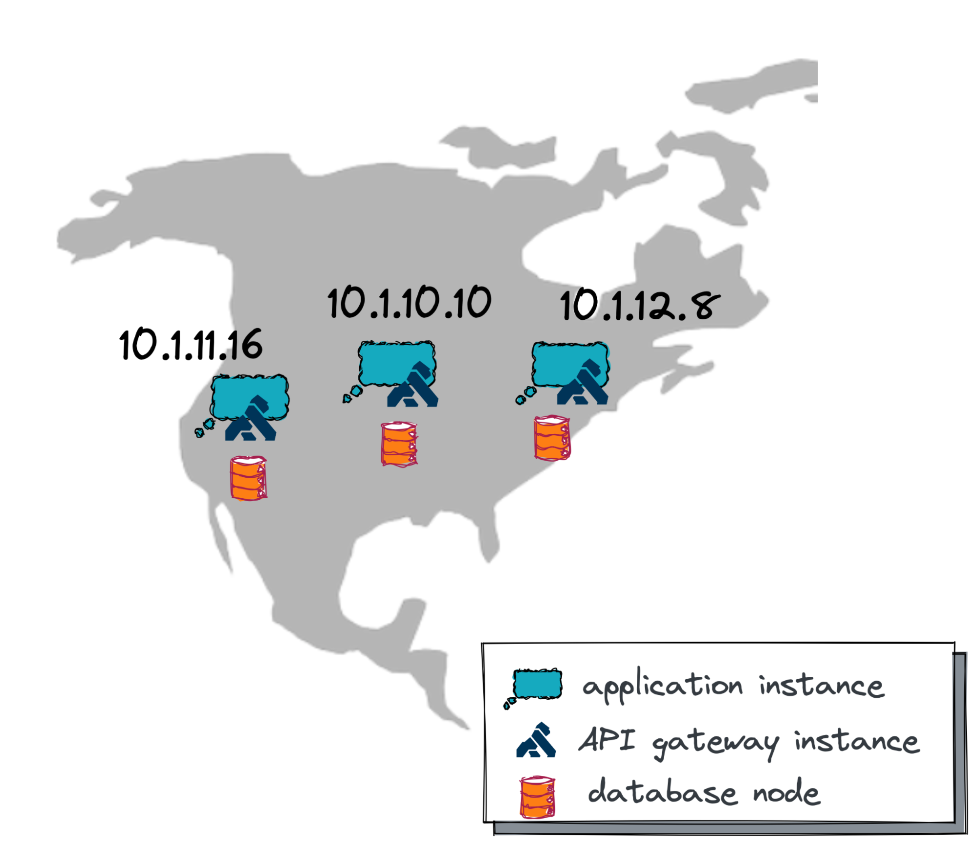 Standalone applications running in multiple regions