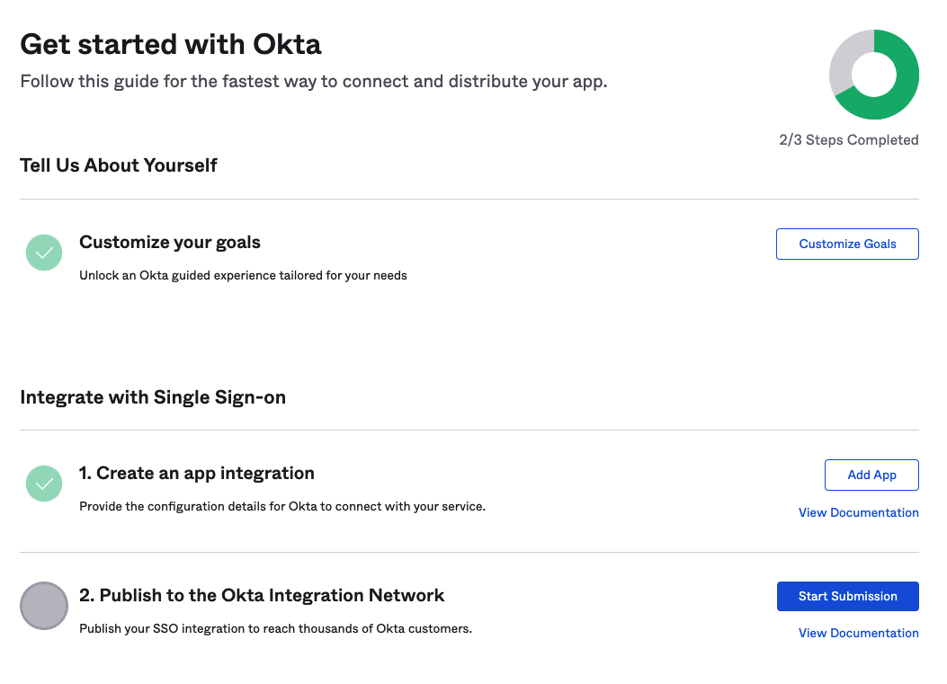 Get started with Okta