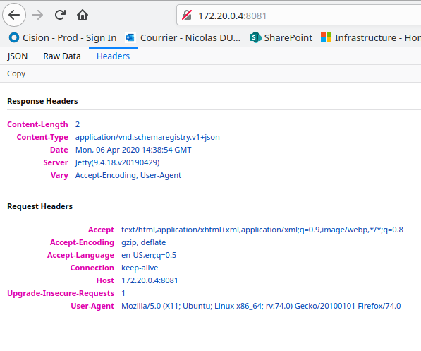 Probe the Schema Registry