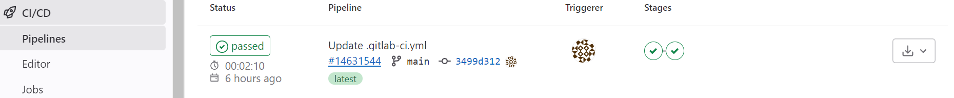Accessing Pipelines