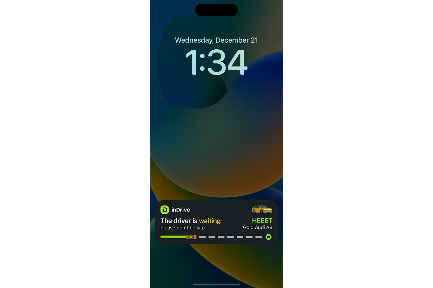 The Dynamic Island feature is available to you if you have an iPhone 14 Pro or 14 Pro Max.