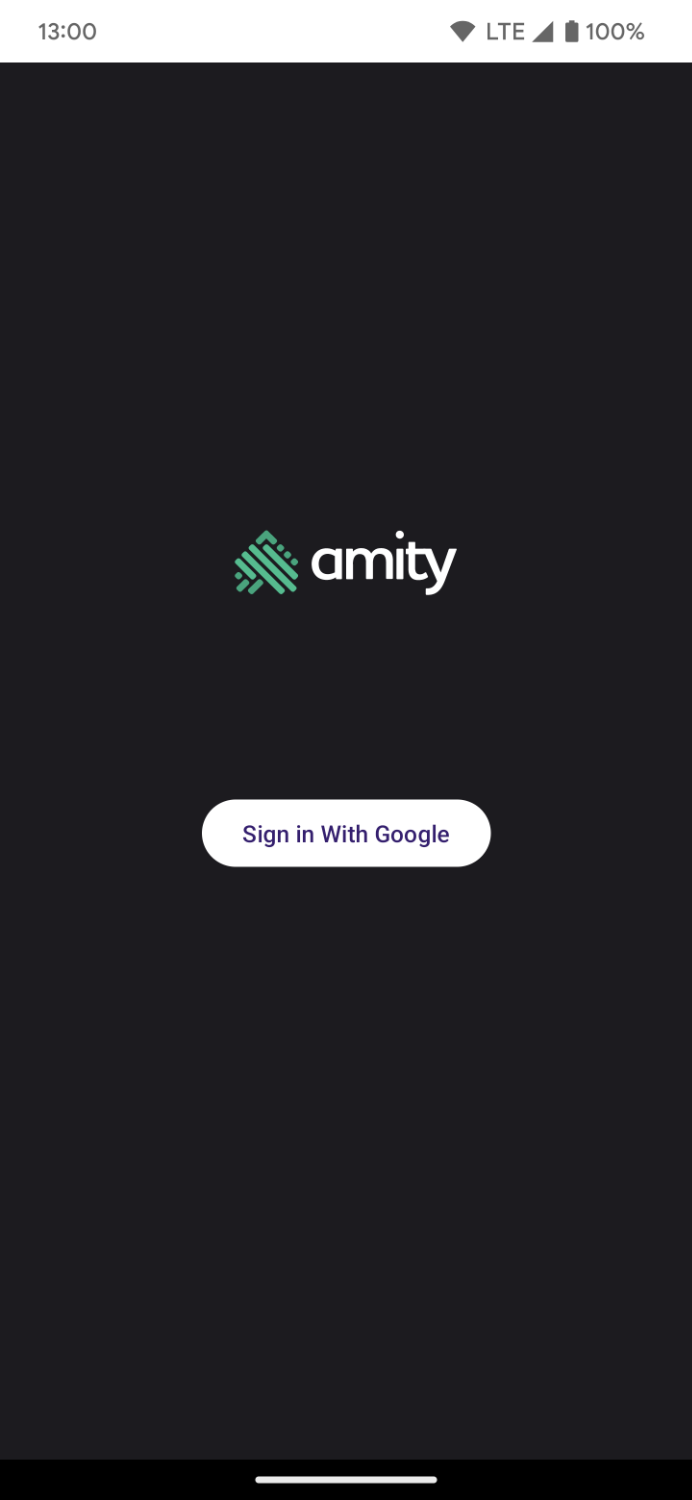 Amity Google Sign-In