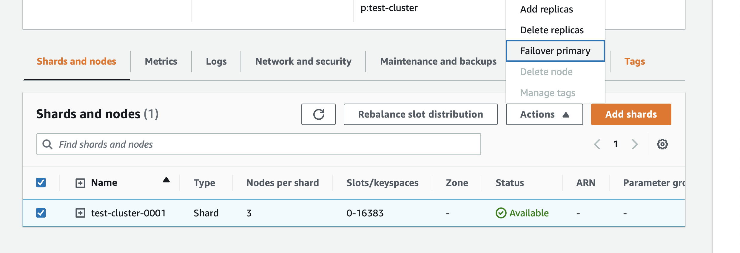 Failover Trigger