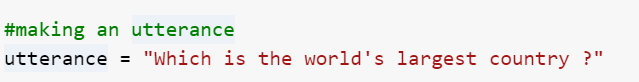 Which is the world's largest country?