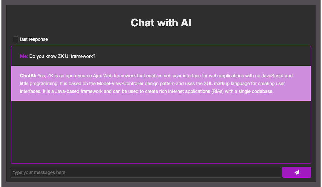 Chat with AI