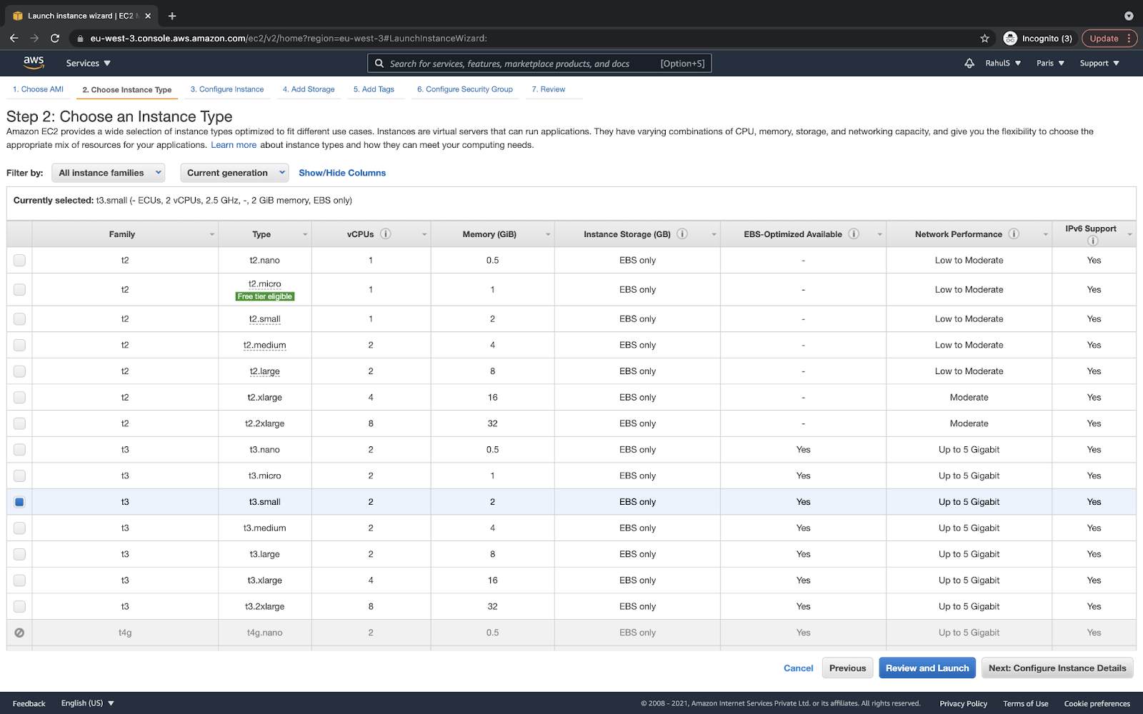 Instance Type