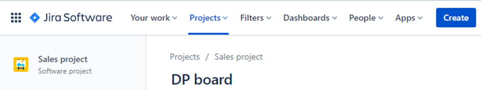 go to the desired Jira project and click on the