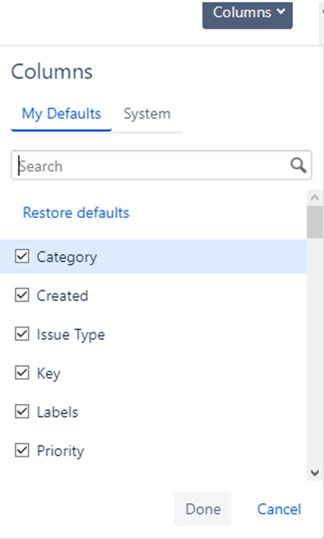 You can now choose which columns to include in your exported CSV file by using the