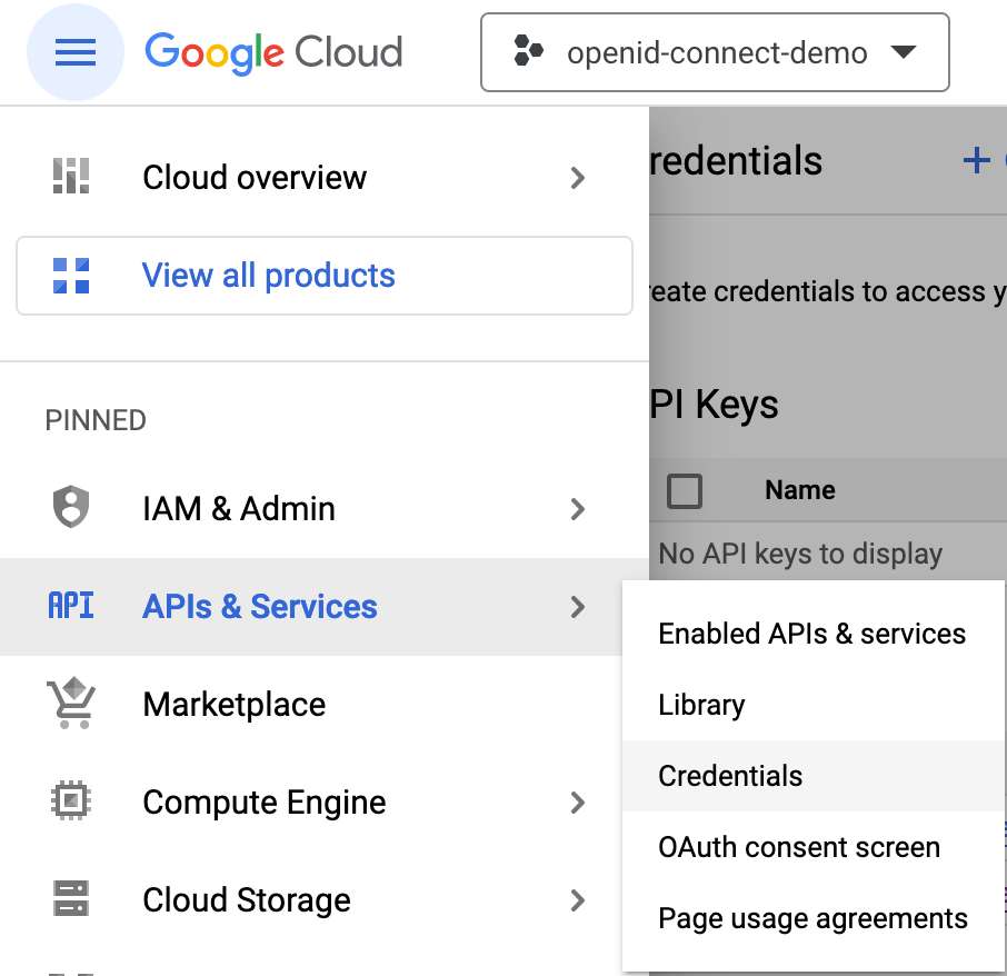 Google Cloud Console > APIs & Services