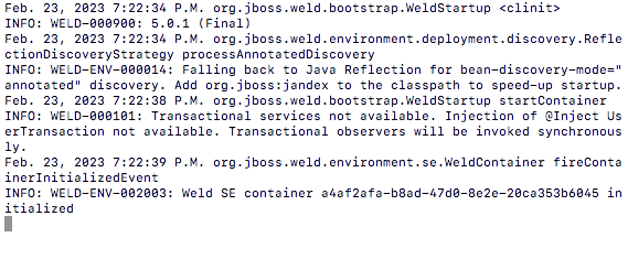 CRUD REST API With Jakarta Core Profile Running on Java SE