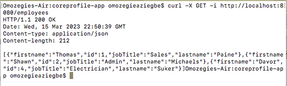 Employee with an ID of 3 has been removed/deleted