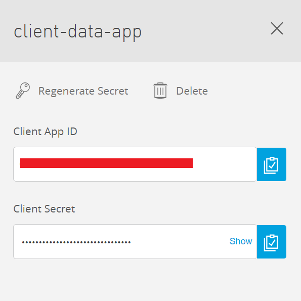 client data app