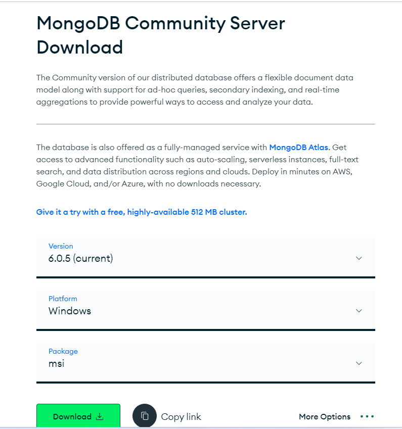 MongoDB Community Server