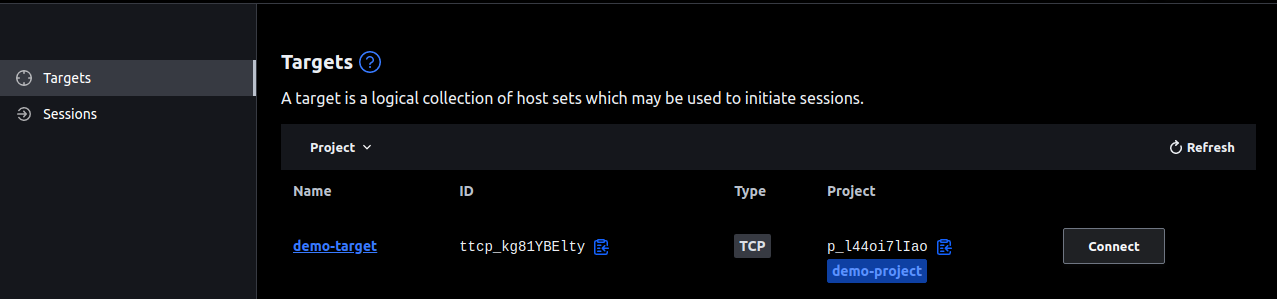 Connect to the Ubuntu-target using the Boundary desktop.