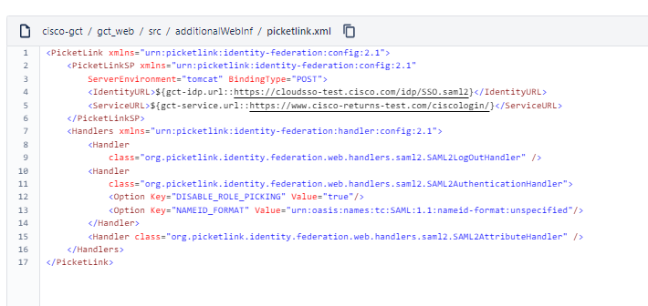 Picketlink xml descriptor