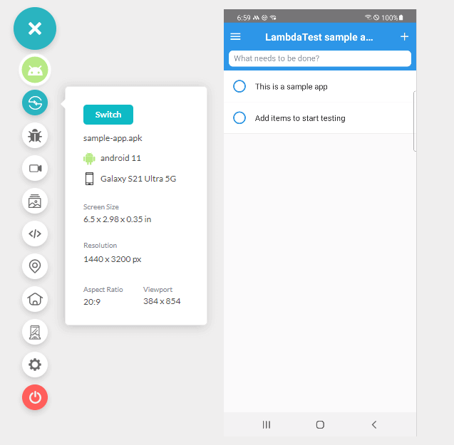 It will launch a real device cloud in which you can test the usability of your mobile apps.