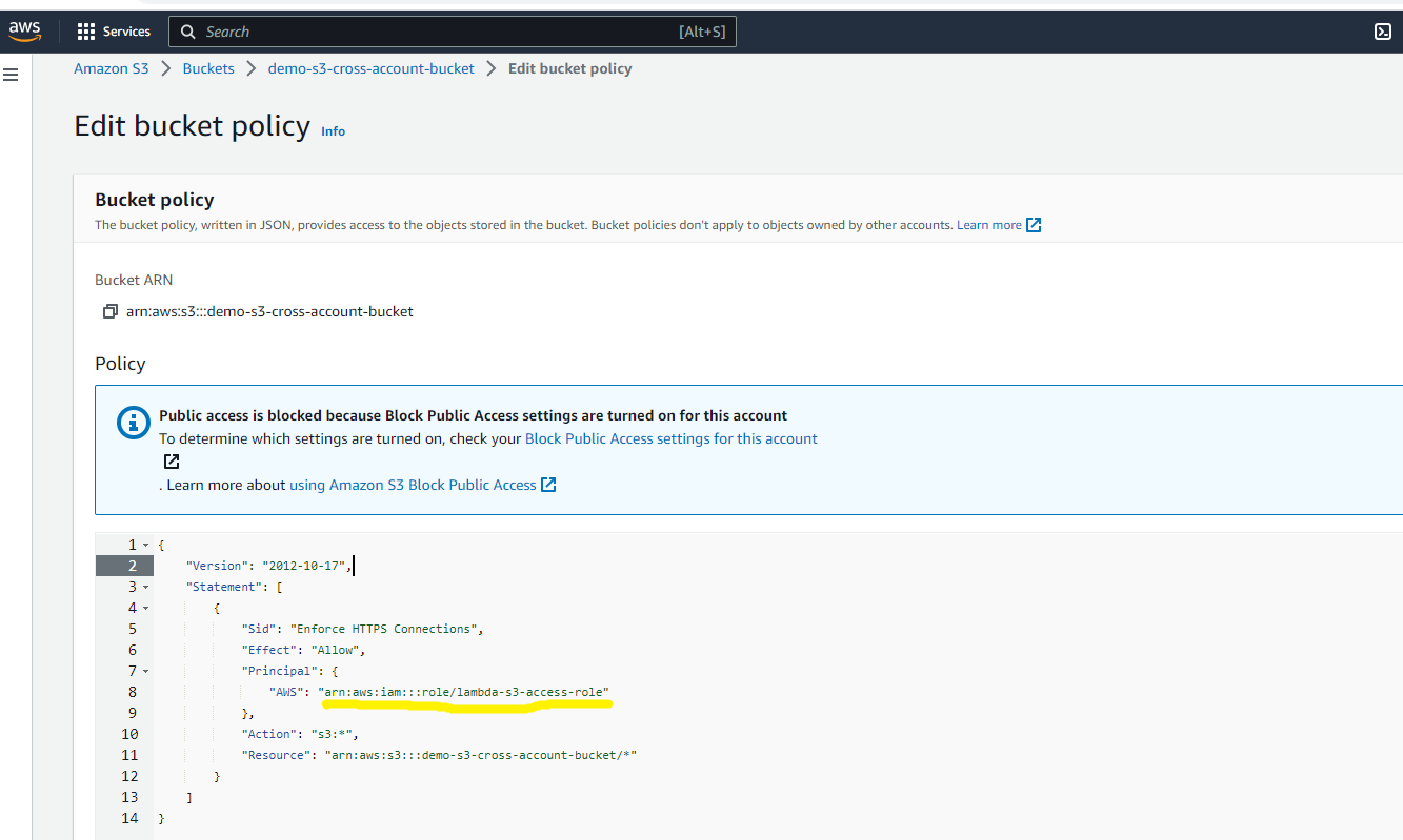 AWS Cross Account S3 Access Through Lambda Functions DZone