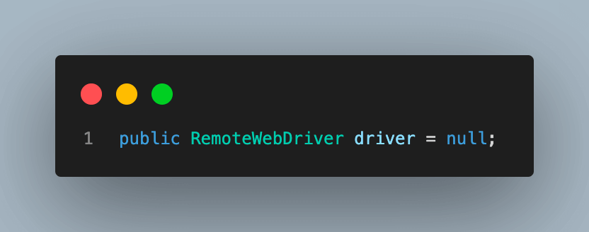 RemoteWebDriver.