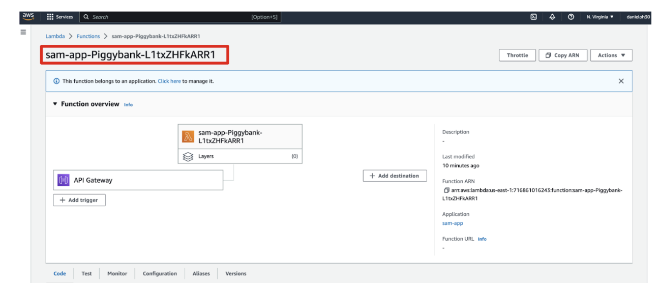 Quarkus function on AWS Lambda