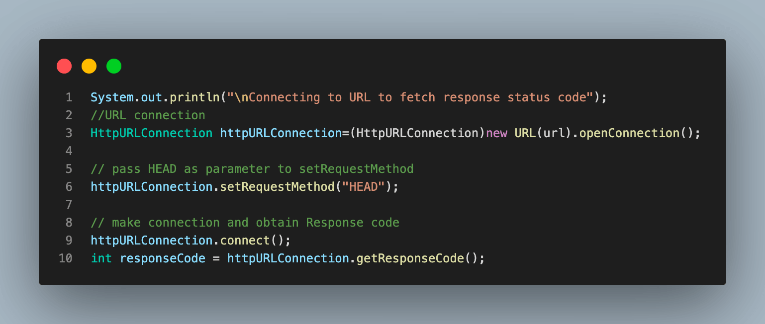 HTTP connection