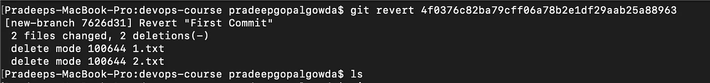 Git Revert