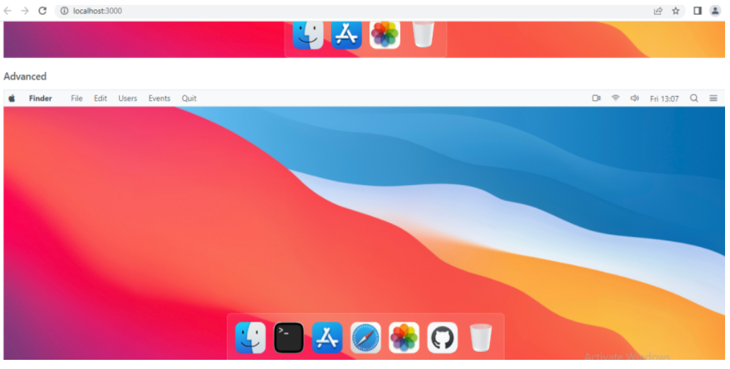 Prime React UI Component Dock With Menu Item