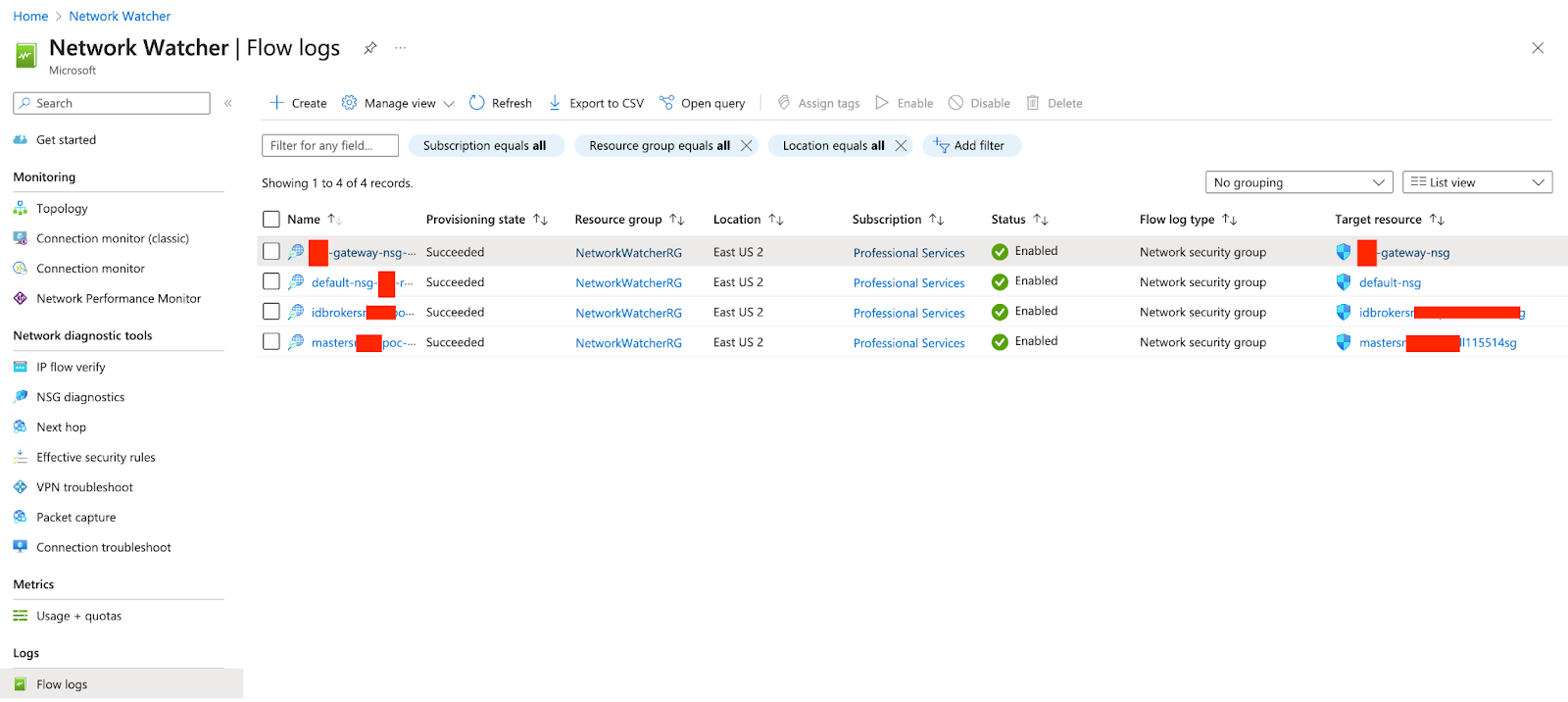 https://learn.microsoft.com/en-us/azure/network-watcher/network-watcher-nsg-flow-logging-overview