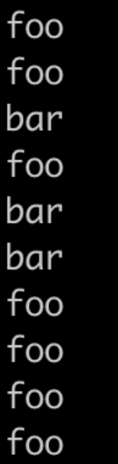 Figure 4: Displays the typical output of the test HTTP echo services with a load balancer