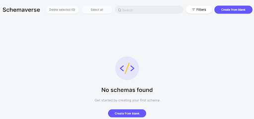 Navigate to the Schemaverse Tab.