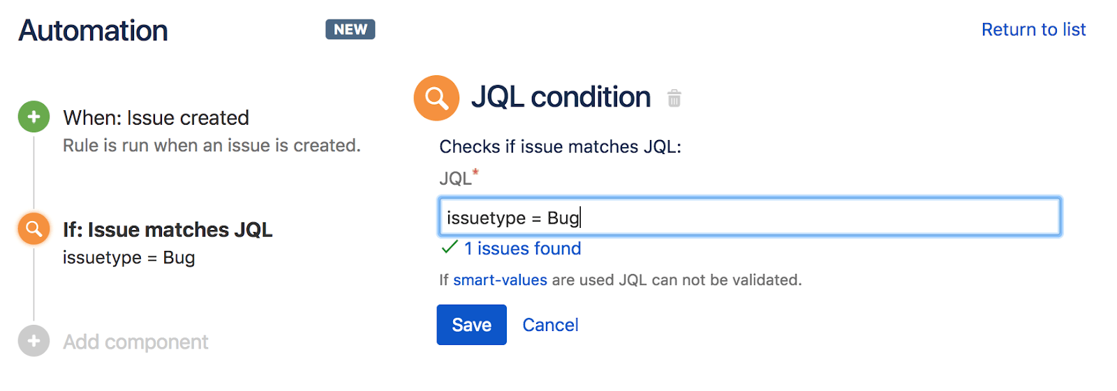 JQL Component