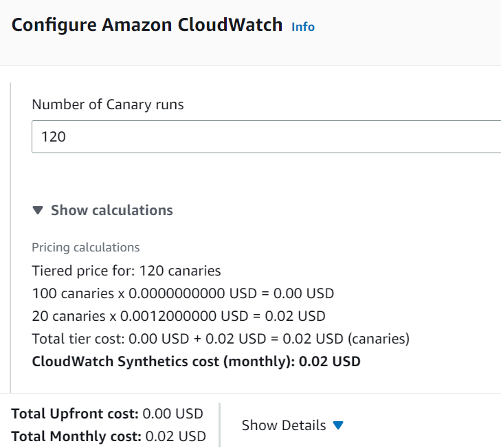 Configure Amazon CloudWatch