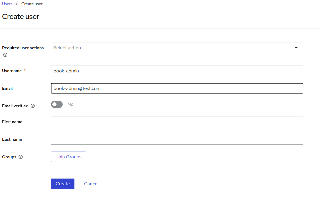 Create Users