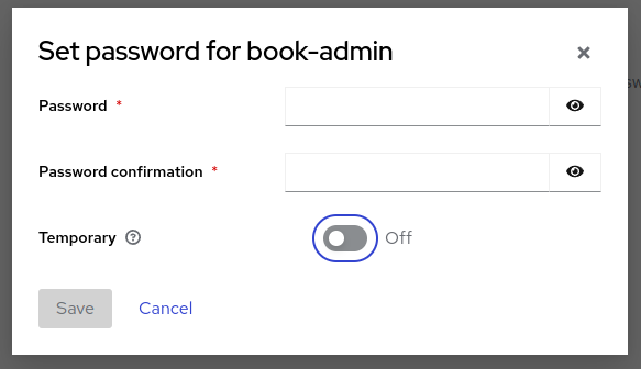 Set Password for Users
