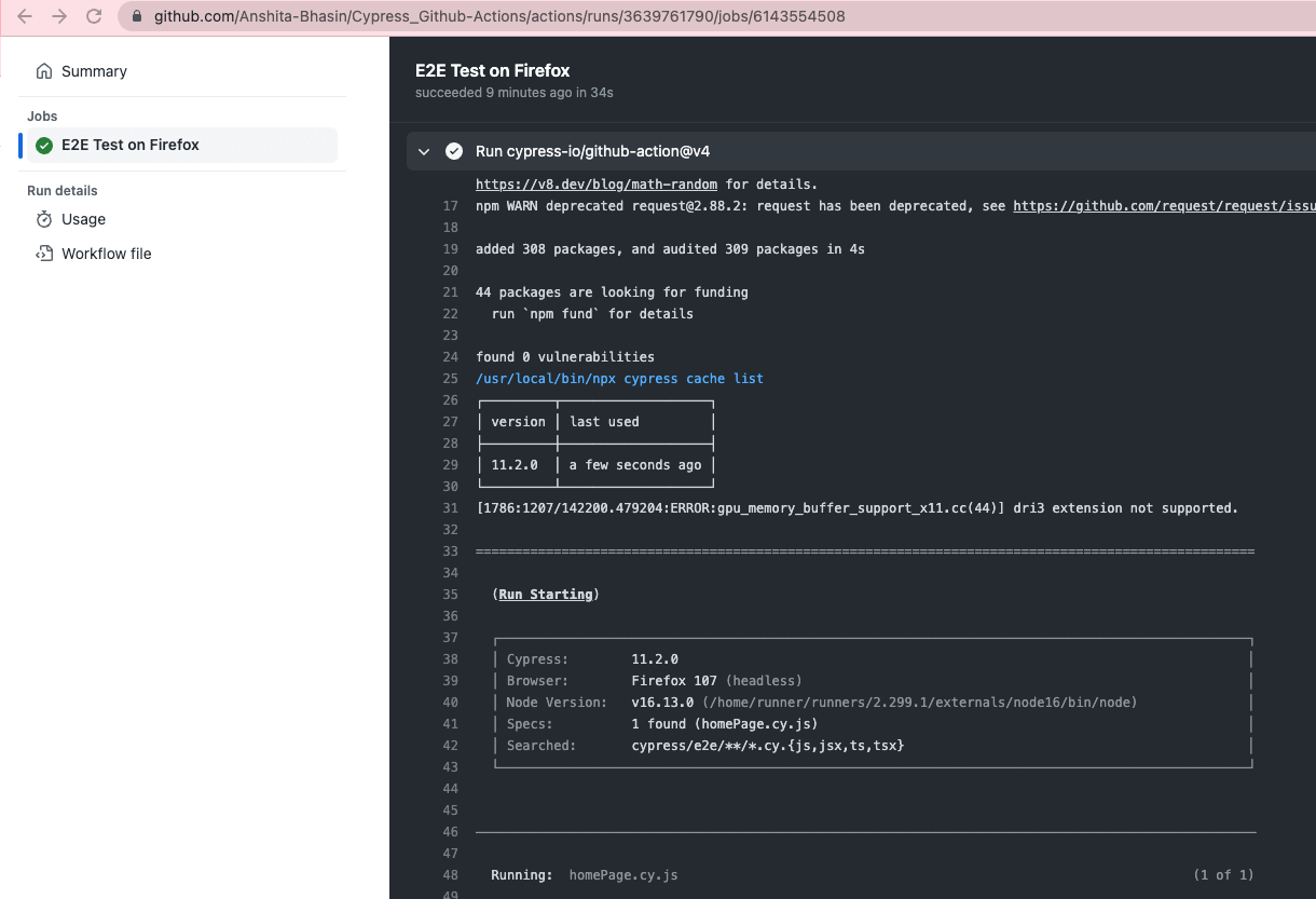 workflow logs