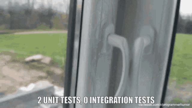 2 Unit tests, 0 integration tests image