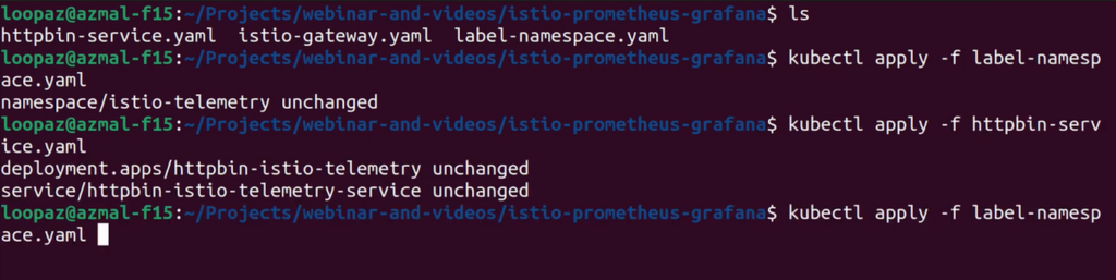 We will create an object of the Istio ingress gateway to receive the traffic to the service from the public.