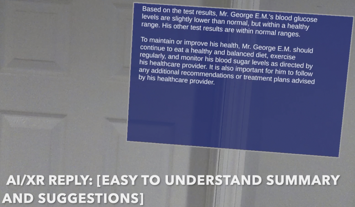AI/XR reply: [Easy to understand summary and suggestions]