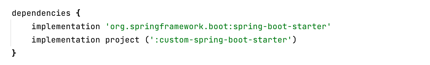 Gradle dependencies